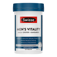 斯维诗 Swisse男士雄风片小刚炮牡蛎精男士保健品 【为爱延时 持久作战】雄风片*1瓶