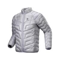 KAILAS凯乐石GT ZERO羽绒服900蓬鹅绒超轻防风保暖立领夹克男 银白 L