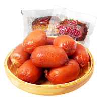 口水娃熏煮大肉丸混合味360g即食鸡肉肠追剧解馋小零食独立包装