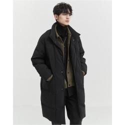 伯爵卓尔 深冬高充绒新国标鸭绒羽绒服经典简约保暖外套