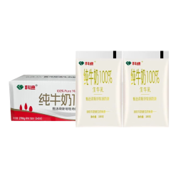 科迪 全脂纯牛奶100g*16袋