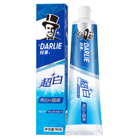 DARLIE 好来 原黑人)牙膏套装清新口气清洁牙齿清新口气成人实惠 超白茶 140g 4支