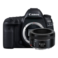  Canon/佳能 专业全画幅 全画幅单反相机套机+50mm 1.8镜头  单镜头套机 50mm F1.8