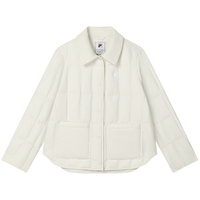 FILA 女装女式鹅绒羽绒服女士休闲宽松保暖轻薄舒适羽绒服