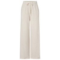 MO&Co. 卫裤2025冬高克重棉双面磨毛阔腿裤MBE4PAT007 浅花驼色 S /160