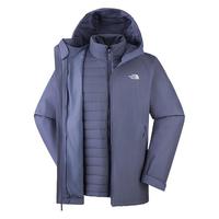 移动端、京东百亿补贴：北面 三合一冲锋衣棉服内胆男25秋冬户外防风防水硬壳外套8FHW BTR/暮光紫 L