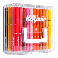 卡西米尔 直液式丙烯马克笔软头小可叠色美术颜料笔画笔 36色  马克笔绘画