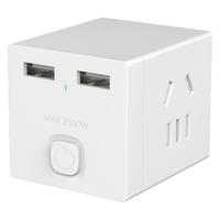 AIKEDUN 艾克盾 主动灭火魔方插座 一转四+1Type-c+2USB