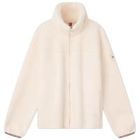 TOMMY HILFIGER 【温暖毛绒】Tommy Hilfiger秋冬女美式复古潮流宽松立领夹克外套