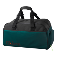 威尔胜（Wilson）网球背包哈勒普黑/渐变绿男女训练比赛配件包网球包 blade V9手提包暗绿