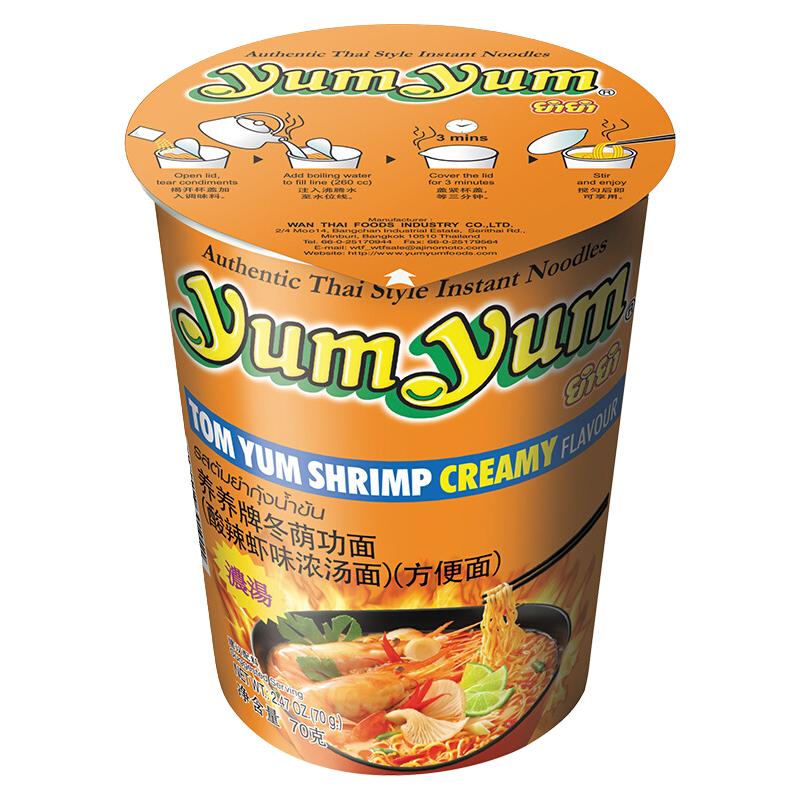 yumyum 养养 浓汤冬阴功汤面 酸辣虾味
