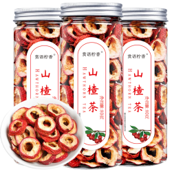 赏语柠香 山楂片 水果茶 80g*3罐