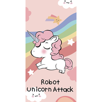 KAYE 床边毯 卡通榻榻米飘窗加厚客厅卧室地毯 飞马公主 60x160 cm