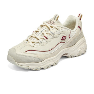 斯凯奇 摩卡熊老爹鞋2025年透气休闲鞋女百搭老爹鞋防滑耐磨增高运动鞋 896145-NTBG