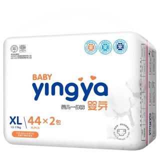 婴芽 超薄透气纸尿裤l码婴儿全包臀拉拉裤xl男女宝宝用新生尿不湿