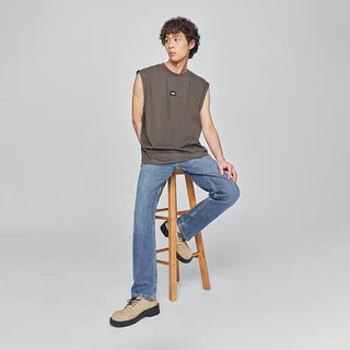 李 Lee726舒适直筒丹宁复古水洗蓝色男牛仔裤休闲潮流 33