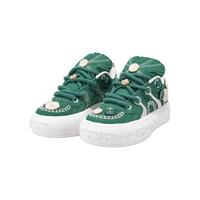 【檀健次同款】PALLADIUM帕拉丁经典扣子鞋一代男女款休闲板鞋 伊甸园绿 40