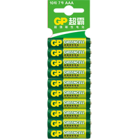 GP 超霸 24G 7号碳性电池 1.5V 10粒装