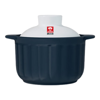 KÖBACH 康巴赫 KBH)砂锅 大容量汤煮炖锅 加厚进口锂辉石陶瓷煲汤熬药煎药壶 二层釉日式陶瓷煲3L