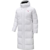 安踏 过膝长款运动羽绒服男士冬季加厚保暖鸭绒防寒棉服厚外套