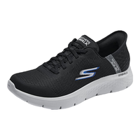 斯凯奇(Skechers)2024闪穿鞋Slip ins一脚蹬轻质回弹健步鞋216324 黑色/灰色/BKGY 42