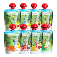 爷爷的农场 Grandpa's Farm婴幼儿果泥 宝宝辅食泥水果营养果泥吸吸袋 水果泥（3口味8袋） 组合装