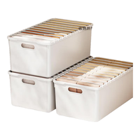 泉狮裤子衣服分隔收纳盒 衣柜内衣物袜子分格层隔板整理收纳箱 特大号11格【可调节隔板】