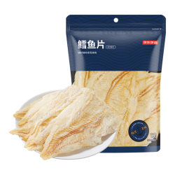 京东京造 深海鳕鱼片100g海味休闲年货小鱼干鱼零食礼包烤鱼片海鲜