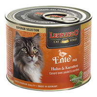 小李子(LEONARDO)猫罐头主食罐经典鸡肉配方菠菜鸭肉胡萝卜鳟鱼猫湿粮食品经典系列