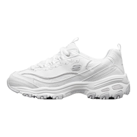 斯凯奇（Skechers）小白鞋女老爹鞋蕾丝休闲熊猫鞋内增高厚底百搭11959 白色/WHT 35