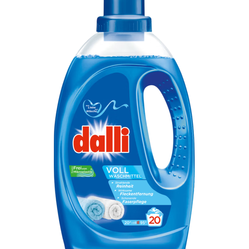 Dalli多效浓缩洗衣液1.1L 多重酵素洁净配方强力去污洁净护衣