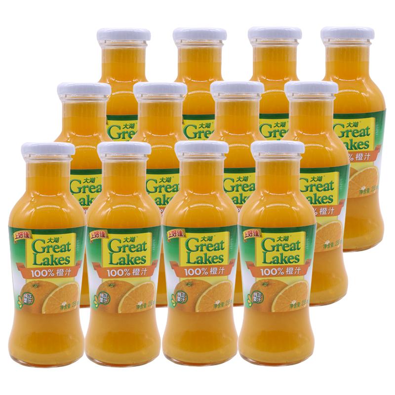 大湖 100%橙汁 255ml*24瓶