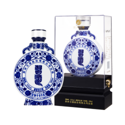 习酒 印象天香君品青花版 53度酱香型白酒 500ml 单瓶礼盒装