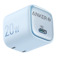 Anker 氮化镓20W快充 蓝色 单Type-C口 充电器