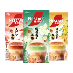 雀巢 Nestle）速溶咖啡粉特调系列奶茶咖啡 大红袍 乌龙茶 茉莉茶咖 大红袍奶茶咖啡