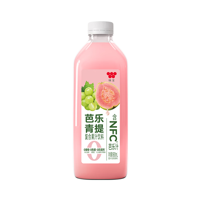味全 900ml稀释果汁芭乐青提瓶装 含NFC芭乐汁