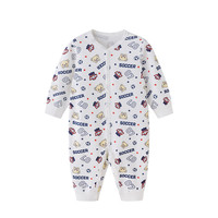 康乐宝贝 Kule baby 新生儿宝宝纯棉连体衣婴儿睡衣哈衣爬服家居服内穿打底备产男女童