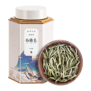 五虎茶叶福鼎白茶白牡丹茶特级花香白牡丹太姥山高山茶散茶罐装