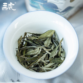 五虎茶叶福鼎白茶白牡丹茶特级花香白牡丹太姥山高山茶散茶罐装