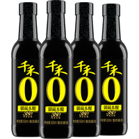 千禾御藏本酿380天500ml-4特级生抽酱油家用炒菜凉拌