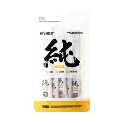 阿飞和巴弟 猫条猫咪零食纯条鸡肉口味15g*5支