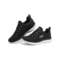 SKECHERS 斯凯奇 季女鞋运动鞋蕾丝休闲鞋女士一脚蹬