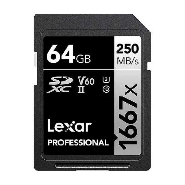 Lexar 雷克沙 PROFESSIONAL SD存储卡（UHS-II、V60、U3)