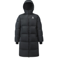 骆驼（CAMEL）火神中长款羽绒服女男90%绒子加厚外套 J35CR0L0011 幻影黑 XXXL 【中性，女可拍小一码】幻影黑 3XL