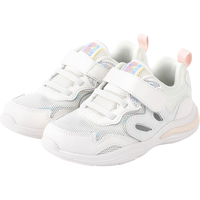 江博士（DR·KONG）春季女童学步鞋镂空舒适透气魔术贴国货儿童运动鞋 米色 23码 脚长约13.4-14.1