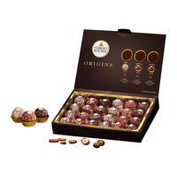 FERRERO ROCHER 费列罗 榛果威化黑巧克力礼盒 3口味 300g（50%加纳*8粒+65%厄瓜多尔*8粒+80%科特迪瓦*8粒）