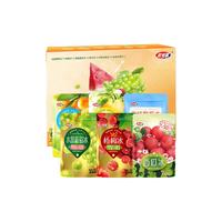 宏宝莱冰球水晶葡萄杨梅荔枝酸奶凤梨金柚金桔柠檬西瓜组合装88g*6袋/盒