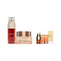 CLARINS 娇韵诗 PLUS：娇韵诗 双萃焕活修护套装（精华露50ml+赠同款2ml+精华水50ml）