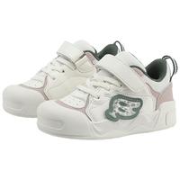 B.Duck小黄鸭童鞋儿童运动鞋秋季女童软底休闲鞋男童跑步鞋中大童潮 米色 27码 适合脚长16.4-16.9cm