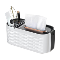 Vilscijon 维简 多功能纸巾盒客厅抽纸盒茶几桌面收纳带弹簧茶几遥控器收纳盒